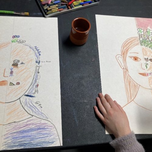 Atelier Face Time au MNAHA pour les élèves de CM1 !