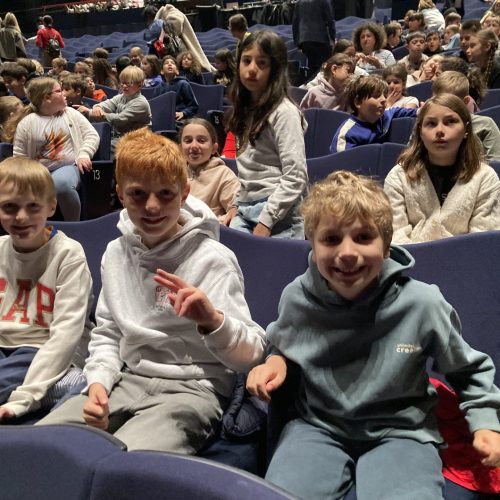 Sortie à la Philharmonie : Les CM1A en plein « Whoosh » !