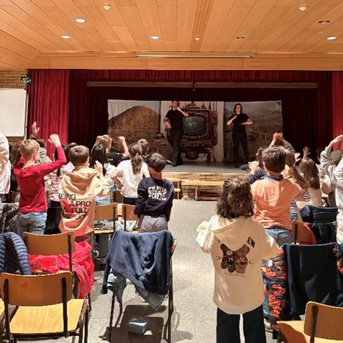 Le spectacle The Time Machine en CE2