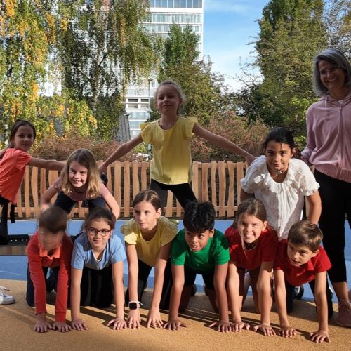 Une nouvelle cour de récréation moderne et innovant pour les élèves de la Maternelle